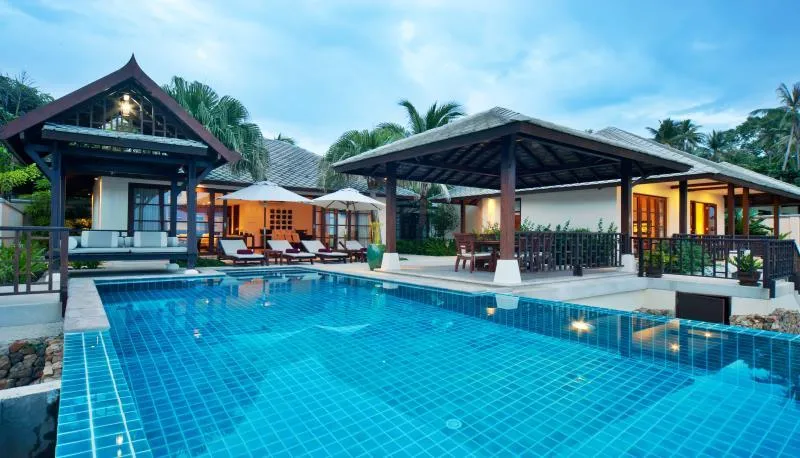 Private pool villa with Thai pavilions at The Villas by Kanda Residences