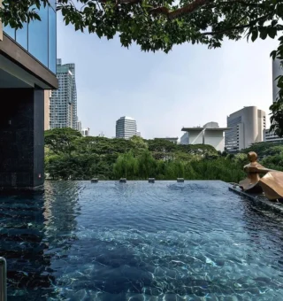 Swimming pool at Kimpton Maa-Lai Bangkok by IHG