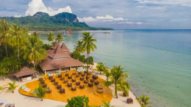 Resort view at Koh Mook Sivalai Beach Resort