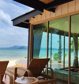 Resort view at Koh Mook Sivalai Beach Resort