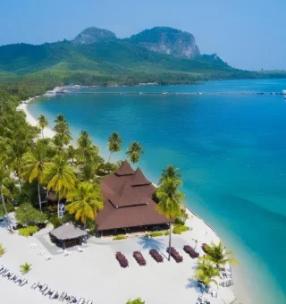Resort view at Koh Mook Sivalai Beach Resort