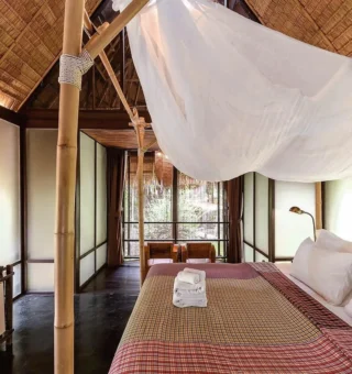 Rice Field View Villa - Bed at La A Natu Bed & Bakery