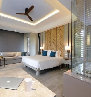 Terrace Suite - Free Airport Shuttle - Bedroom at Layana Resort & Spa – Adults Only