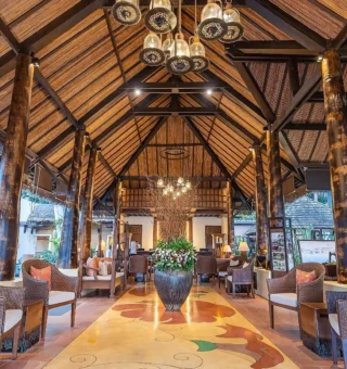 Reception at Le Vimarn Cottages & Spa