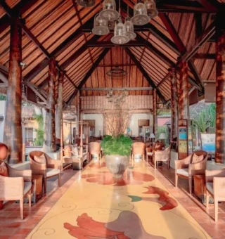Lobby at Le Vimarn Cottages & Spa