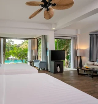 Guest room at Mövenpick Asara Resort & Spa Hua Hin