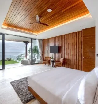 Guest room at Maya Anda Villa 8 Bedrooms Luxury Sea View Villa