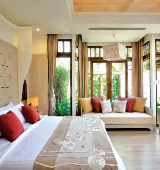 Guest room at Melati Beach Resort & Spa