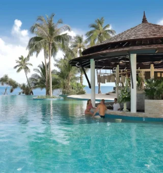 Poolside bar at Melati Beach Resort & Spa