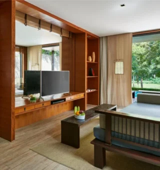 Guest room at Muthi Maya Forest Pool Villa Resort