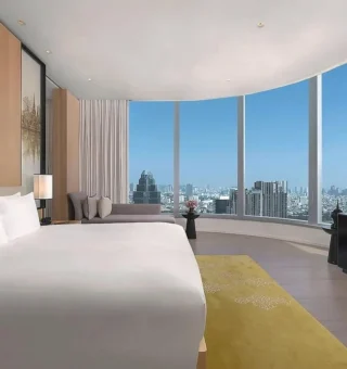 Presidential Suite - Bed at Park Hyatt Bangkok