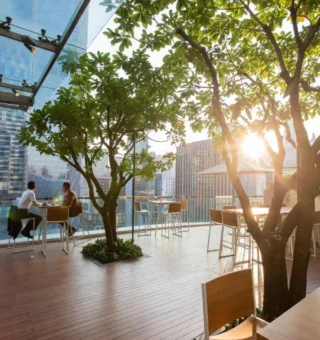 Balcony/terrace at Park Hyatt Bangkok
