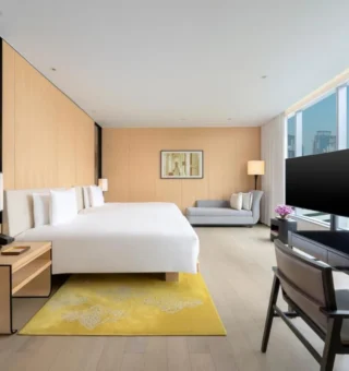 Guest room at Park Hyatt Bangkok