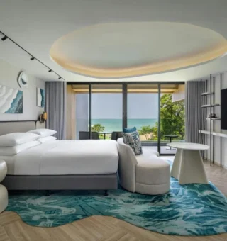 Guest room at Pattaya Marriott Resort and Spa