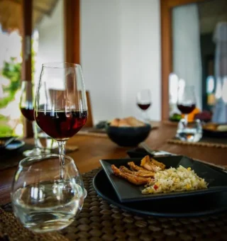 Food and beverages at Phandara Luxury Pool Villas