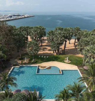 Swimming pool [outdoor] at Ravindra Beach Resort & Spa