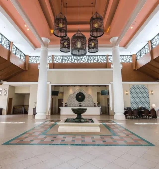 Lobby at Ravindra Beach Resort & Spa