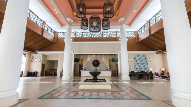 Lobby at Ravindra Beach Resort & Spa