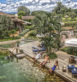Resort view at Reverie Siam Resort