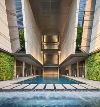 Swimming pool at Rosewood Bangkok