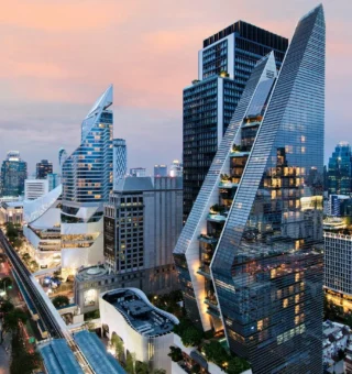 Resort view at Rosewood Bangkok