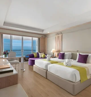 Guest room at Royal Cliff Grand Hotel Pattaya