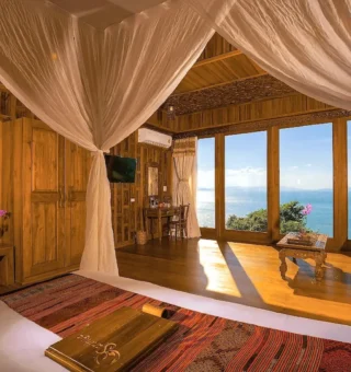 Four Bedroom Pool Villa with Free THB 1,500 Net Resort Credit Per Night - Bedroom at Santhiya Koh Yao Yai Resort & Spa