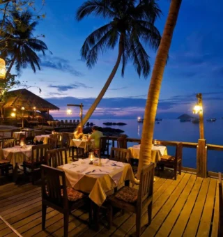 Restaurant at Sensi Paradise Beach Resort