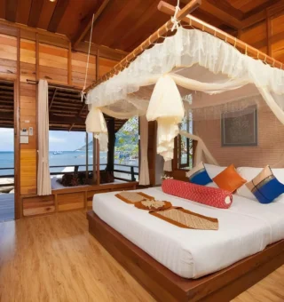 Guest room at Sensi Paradise Beach Resort