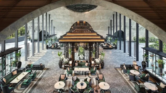 Lobby at Sindhorn Kempinski Hotel Bangkok