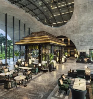Lobby at Sindhorn Kempinski Hotel Bangkok