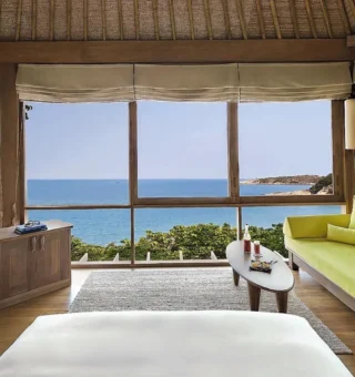 Guest room at Six Senses Samui