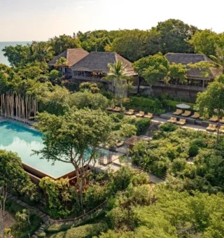 Swimming pool at Six Senses Samui