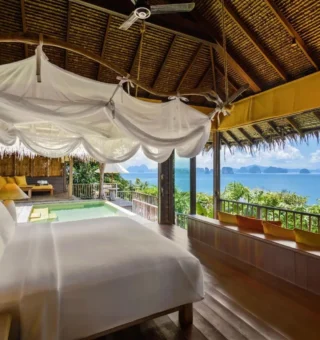Guest room at Six Senses Yao Noi