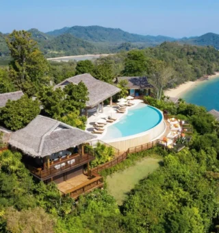 Resort view at Six Senses Yao Noi