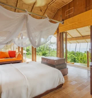 4 Bedroom Sunset Ocean View Pool Reserve - Bed at Soneva Kiri