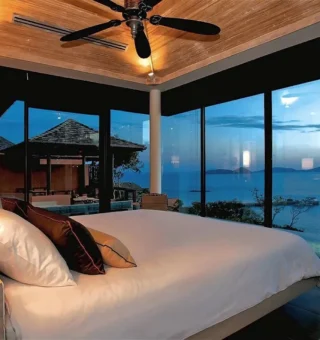 2BR Pool Villa Ocean View - Bed at Sri Panwa Phuket Luxury Pool Villa Hotel