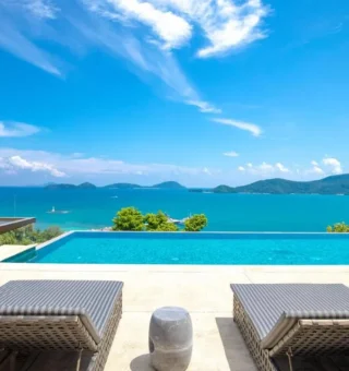 Balcony/terrace at Sri Panwa Phuket Luxury Pool Villa Hotel