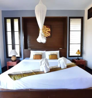 Guest room at Thanya Beach Resort
