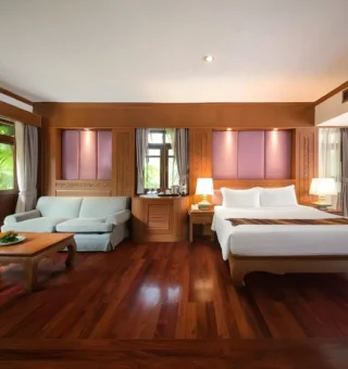 Guest room at The Hotspring Beach Resort & Spa