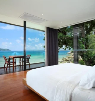 Guest room at The Naka Phuket, a member of Design Hotels