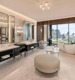 The Ritz-Carlton Suite, Club lounge access, 2 Bedroom Suite, Lumpini Park view - Guestroom at The Ritz-Carlton, Bangkok