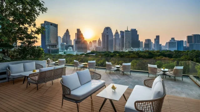 Resort view at The Ritz-Carlton, Bangkok