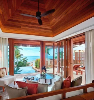 Exclusive Pool Villa, 1 Bedroom Villa, 1 King, Ocean view, Balcony, Private pool - Swimming pool at The Ritz-Carlton, Koh Samui