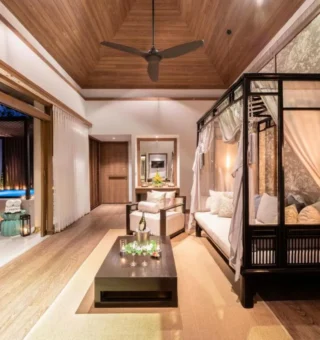 Guest room at The Sarojin