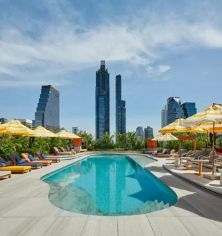 Swimming pool at The Standard, Bangkok Mahanakhon