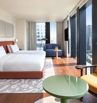 Corner 2 Double - Bedroom at The Standard, Bangkok Mahanakhon