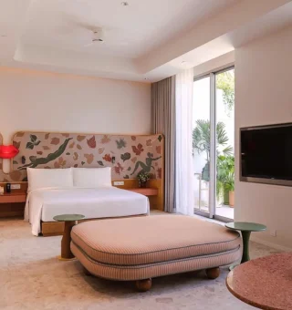 Deluxe One Bedroom Suite with Private Pool - Bedroom at The Standard, Pattaya Na Jomtien