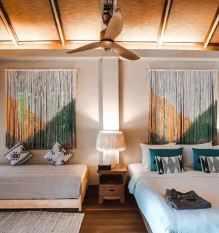 Beachfront Villa - Bedroom at Tolani Resort Koh Kood