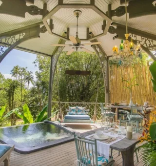 Resort view at TreeHouse Villas – Adult only
